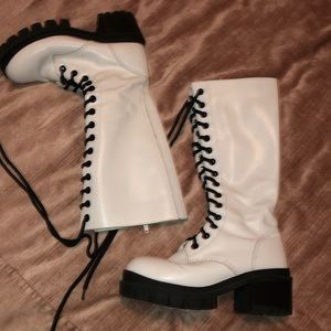 Jeffery Campbell knee high boots